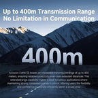 Accsoon Como SE Wireless Headset Intercom System 5-Person Full Duplex 1312ft Team Communication Group Talk, 30+Hour Battery Life