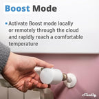 Shelly Blu TRV & Blu Gateway Gen3, Bluetooth-Operated Smart Thermostatic Valve, Smart Thermostatic Radiator Valve, Temperature Control, Home Automation, Compatible with Alexa, Google, Home Assistant