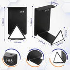 VKheroKV HC128 Headphone Holder Hanger for Desk, Include Adhesive Strips, Universal Headset Stand for PS4/PS5/Xbox/PC/Mac/Headphones Game Controller Hanger (Triangle)
