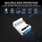 Pallus Rechargeable Lithium AA Batteries with Charger - 8 Pack Li-ion Double A Battery, 3000mWh AA Rechargeable Lithium Batteries for Blink Camera, Cycles 1600x, Ideal for High-Drain Devices