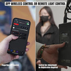 IFOOTAGE SL1 220DN LED Video Light,Continuous LED Lighting with 5600k Daylight,CRI 98+,Brightness 42000lux @ 1m,8 Light Effects,APP Control,for Professional Video Recording
