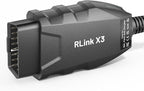 TOPDON RLink X3 OBD2 Adapter for GM/Ford/Chrysler, J2534 Pass-Thru Programmer, OBD USB FORScan Adapter, OEM Programming and Diagnostic Tool, Fit for 8+ OE Software, Supports J2534/CAN-FD, Auto Switch