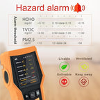 BLATN Smart Air Quality Meter Indoor 11-in-1 Air Monitor PM1.0 PM2.5 PM10 Dust TVOC VOC Detector HCHO Tester with Data Record for Home Office (126S)