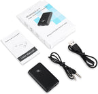 Ankilo Aux Bluetooth Adapter for Car, Upgraded Bluetooth 5.3 Transmitter Receiver, Portable Wireless Adapter, 2-in-1 Aux Audio Receiver for Laptop, Radio, Headphones, Speakers, TV