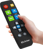 Samsung Replacement TV Remote Compatible with Samsung TV's ONLY (Black) Big Button TV Remote Control, Simplified and Easy to Use (2xAAA Batteries not Included)