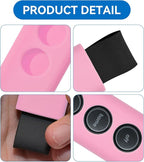 Protective Silicone Sleeve Case for SimpliSafe KeyFob - Arm and Disarm Remotely, Flexible Cover for SimpliSafe Home Security System KeyFob - Latest Gen (Pink)