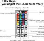RGBZONE 4-PIN LED Controller, 44-Keys IR Wireless Remote Control, DC 5V/12V/24V RGB LED Light Strip Controller for SMD 3528 5050 5630 RGB LED Strips