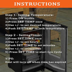 Digital Control Panel, Compatible with Masterbuilt 20070511/20071914/ 20071814 Top Controller Electric Smoker