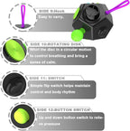 Fidget Dodecagon –12-Side Fidget Toys Cube Relieves Stress and Anxiety Anti Depression Travel Toy Christmas Stocking Stuffers Gifts for Children and Adults (B2 Black Colorful)
