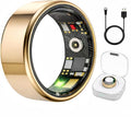 Smart Ring Health & Fitness Tracker for Men & Women, Heart Rate, SPO₂, Sleep & Activity Monitoring, IP68 Waterproof, Long Battery Life, Family Care Mode, No Subscription Fee (Rose Gold, 10)