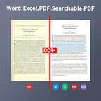 CZUR Lens1200 Pro Portable Document Scanner, 12MP USB Document Camera, Fast Scan 1s/Page, Capture Size A4, Easy-to-Use OCR, Travel-Friendly Mobile Scanner for Mac & Windows(Not for Books)