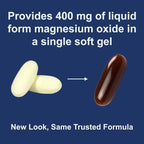 Carlson - Magnesium Gels, 400 mg of Magnesium per Softgel, Heart & Muscle Support, Magnesium Gel Caps, Bowel Function, Magnesium Supplement, 250 Softgels
