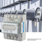 ANKROYU 220/380V 5-80A Power Meter, Energy Consumption Digital Electric Power Meter, Digital Power Meter, Energy Meter for Power Metering Systems