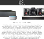 VSSL A.3X 6-Channel, 3 Zone, Audio Streaming Amplifier, Compatible with AirPlay 2, Chromecast, Amazon Alexa, Spotify Connect, Bluetooth| 6 Channel Whole Home Audio Amp | Multiroom Audio Controller