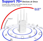 2026 WiFi Extender Signal Booster for Home, 15000sq.ft Wireless Internet Repeater, Long Range WiFi Booster and Signal Amplifier w/Ethernet Port, WiFi Router Extender Support 99% Devices, 1-Tap Setup