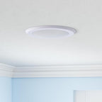 TOPELER 6 Inch LED Disk Light, 15W Modern Flush Mount Ceiling Light, Dimmable Low Profile Disc Downlight, Metal Baffle Trim Fixture for Home Improve, 1000LM 3000K Warm White, ETL Listed