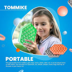 TOMMIKE Hexagon Push Pop Fidget Toy Bubble Sensory for Anxiety & Stress Relief Special Needs Autism Learning Office School Game Crafts Kids Adults (3-Pack)