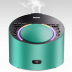 ANWOON Sound Machine & Aroma Diffuser Pro 4-in-1 Sleep System, Premium Metal Shell with Schumann Resonance &Night Light, White Noise &50+ Natural Sounds -for Sleep, Focus, Relaxation -Adults Kids Baby