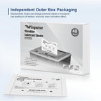 Wingwise 48-Pack Shredder Lubricant Sheets, 8.5 x 6 Inches, Sharpens Blades & Extends Shredder Life, Mess-Free Maintenance for Heavy-Duty Use