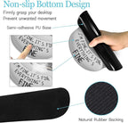 LIMKRIAN Cat Ergonomic Mouse Pad with Wrist Rest Desk Mat Sets Accessories, Cute Mouse Pads for Desk, Gaming Mouse Pad Wrist Support, Keyboard Mat Wrist Rest Cup Coaster Funny Office Desk Accessories