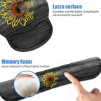Keyboard Wrist Rest + Mouse Pad Wrist Support Set with Coasters, Inspirational Quote She Believed She Could So She Did Design Non-Slip PU Base Ergonomic Mousepad for Home Office Working Studying