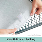 oliso Ironing Board Cover – 100% Cotton with Professional Felt Pad, Fits Standard 54" x 15" Boards – Secure Fit with Wide Elastic Edge & Adjustable Straps – Silhouette
