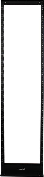 NavePoint 45U 2 Post Open Frame Server Rack for 19 Inch Equipment, AV, Networking, Data & IT Devices, 2-Post Rack 45U 881lbs Weight Capacity, Black