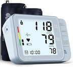 Double love Blood Pressure Monitors for Home Use with 2 Size Cuff (8.7-16.5'' & 15-21.7'' Extra Large Blood Pressure Cuff), 2x120 Memory, with USB Cable and 4 aa Batteries(Blue)