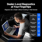 TOPDON RLink X3 OBD2 Adapter for GM/Ford/Chrysler, J2534 Pass-Thru Programmer, OBD USB FORScan Adapter, OEM Programming and Diagnostic Tool, Fit for 8+ OE Software, Supports J2534/CAN-FD, Auto Switch