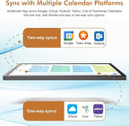 Smart Digital Calendar Chore Chart-for-Family-Planner - 32" Touchscreen Electronic Calendar with Photo Display and Interactive Star System, To do Notepad and Sync Online Calendar via APP, Wall Mounted