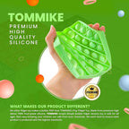TOMMIKE Hexagon Push Pop Fidget Toy Bubble Sensory for Anxiety & Stress Relief Special Needs Autism Learning Office School Game Crafts Kids Adults (Pastel Lilac)