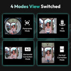 BOTSLAB 5MP Wireless Video Doorbell Camera,180° Head-to-Toe View, AI Motion Detection, VR Mode, Battery or Wired Powered, Easy Installation, Weatherproof, No Monthly Fee, 2.4GHz WiFi