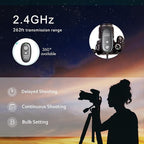 AODELAN Camera Remote Control | Wireless Shutter Release | for Sony a5100 a6000 a6300 a5000 a7 III a7 II a7 a7R III a9 RX100 RX10M2 | Replaces Sony RM-L1AM and RM-SPR1