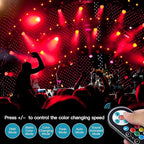 LED Par Lights 36 LED Stage Lights 7 Modes RGB DJ Light with Sound Activated Remote and DMX Control DJ Uplighting for Birthday Party Events Wedding Christmas Stage Lighting (12 Packs)