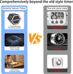 Timer,kitchen timers,magnetic digital visual pomodoro cube countdown timer,1,5,10,25,30,60 min desk productivity flip timers for classroom cooking baking fitness study,easy for seniors & kids