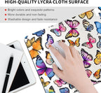 Rainbow Butterfl Square Mouse pad, Texture, Waterproof, Anti Slip Rubber Base, Computer Mouse pad, Laptop Mouse pad