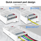 GLEDOPTO ZigBee3.0 Pro+ 5 in 1 LED Controller 20A Max RGBCCT/RGBW/RGB/CCT/Dimmer Compatible with Alexa Homey Home Assistant APP Control for RGBCCT RGB WWCW LED Strip Light (Hub Required)