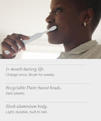 SURI 2.0 New Sonic Electric Toothbrush with Pressure Sensor & UV-Cleaning Travel Case | 1 Month+ Battery | Electric Toothbrush for Adults | Travel Toothbrushes | Tooth Brush | White