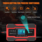 YONHAN Battery Charger 10-Amp 12V and 24V Fully-Automatic Smart Car Battery Charger, Battery Maintainer Trickle Charger, and Battery Desulfator with Temperature Compensation