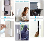 Wireless Door Sensor Chime, Door Open Alarm When Entry Business/Office/Store (500ft Range 51 Ringer Adjustable Volume) Home Alert Bell for Kid/Toddler Safety