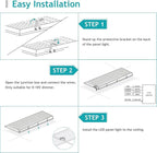 VocgoUU 24-Pack 2x4 LED Flat Panel Light Drop Ceiling Fixture, 3CCT Selectable (3000K/4000K/5000K) & 50W 40W 30W Switchable, 0-10V Dimmable, 100-277Vac, ETL & DLC
