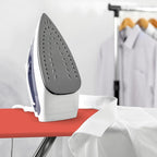 COTTY HOME Extra Thick Ironing Board Covers with Pad Standard Size 15x54, Heat Reflective Full Scorch Resistant Padding, Snug Fit Non-Slip Nose Pocket Fastener Straps Elastic Edges, Orange