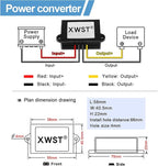 DC DC 12V to 19V 4A 9V-13V to 19V Voltage Regulator,Step-up Module,Boost Converter,Waterproof Power Adapt 76W 19V Volt Transformer Module(12V to 19V 4A)
