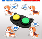 ANLIKY Recordable Button, Dog Training Buttons for Communication, Game Buzzers, Talking Button, Upgraded Version 30 Second Custom Recordable, Easy Button, Material Safety