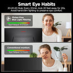 KOORUI 24 inch Curved Gaming Monitor 180Hz FHD 1080P Computer Monitor, 1ms 1500R Display, Adaptive Sync, FreeSync Premium, HDMI 2.0X2 & DP 1.2, VESA, Tilt, 24E6CA