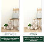 Mirrorons Large Mirror 60" x 28", Modern Rectangle Bathroom Mirror with Frameless Polished Edge, Hangs Horizontally or Vertically. Upgraded Shatterproof Bathroom Mirrors for Wall.