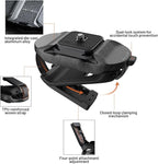 PGYTECH Beetle Camera Clip V2 with Plate, Quick Release Camera Backpack Clip, Arca-Swiss Compatible, SnapLock System for Sony/Nikon/Fuji/DSLR Cameras, Instant Mounting & Hands-Free, Aurora Purple
