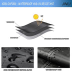 JINLI 65-70 inch outdoor TV trolley cover, courtyard TV cover, Oxford fabric waterproof and dustproof, triple windproof design, compatible with rolling/mobile stand