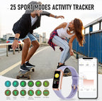 Fitness Tracker with 24/7 Heart Rate Blood Oxygen Sleep Monitor, 1.1" AMOLED Touch Screen Activity Tracker Smart Watches, IP68 Waterproof Step Counter Pedometer for Women Men
