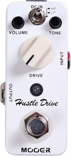 MOOER Hustle Drive Electric guitar distortion pedal, 2 working modes: high/low peak mode, suitable for different musics